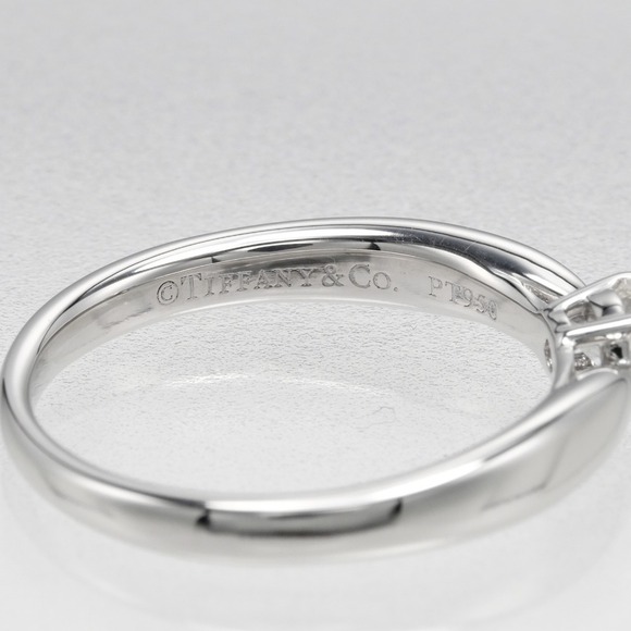 TIFFANY Silver Diamond Ring - Picture 5 of 10